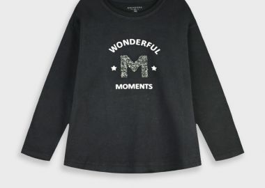 Μακρυμάνικη μπλούζα | ΜΑΥΡΟ - Energiers - 